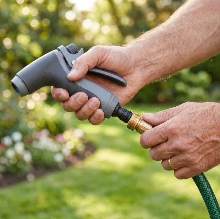 Connecting Jetterix to a standard garden hose